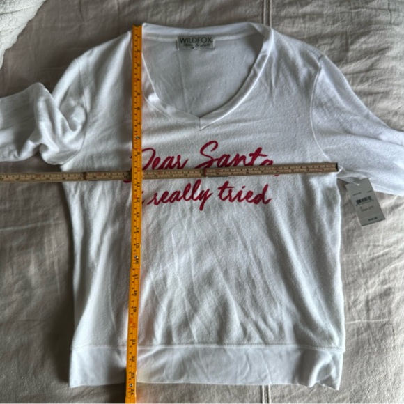 Wildfox | Dear Santa | Long-sleeve shirt | Size small - Picture 5 of 7